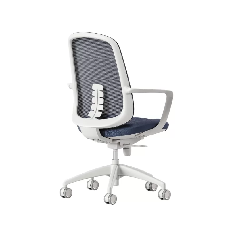 ZUOWE Breathable Mesh Ergonomic Office Chair with Wheels and Arms